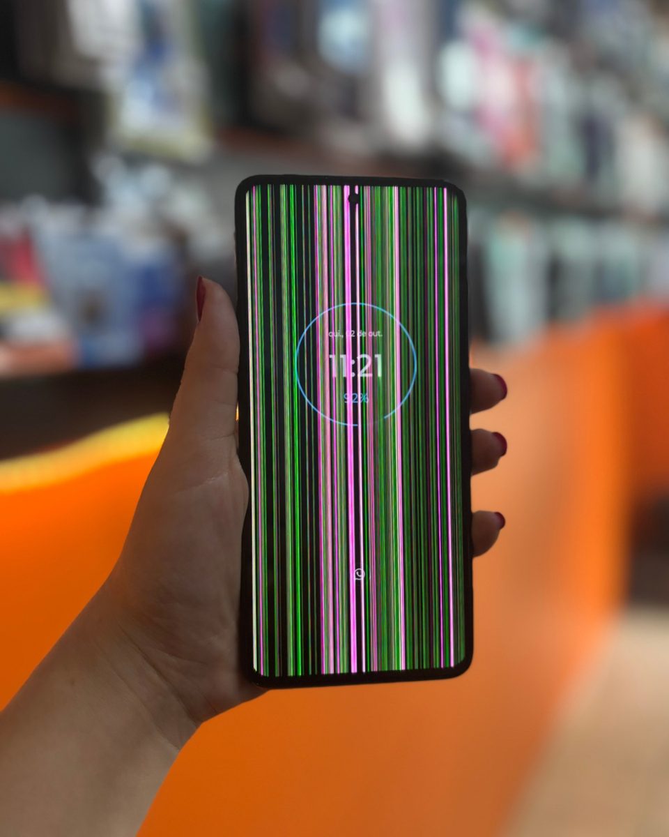 Troca de tela de celular